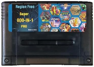 Gamevortex Super Cartridge 800 in 1 Multi Game Cartridge for SNES...