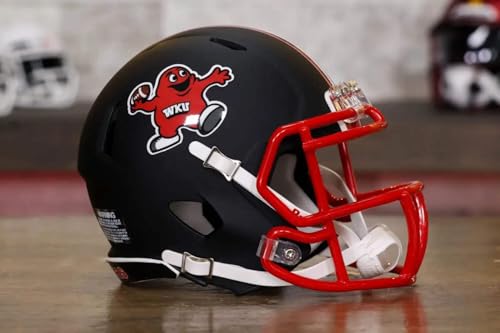 Big Red Passing - Western Kentucky Hilltoppers Speed Mini Helmet - Green Gridiron