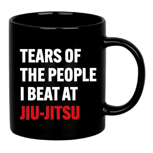 Panvola Tears Of The People I Beat At Jiu-Jitsu Sports Gift Mug 11oz Black