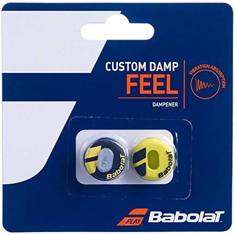 Babolat CUSTOM DAMP X2 Vibration dampener - Black - (Negro Amarillo), UNIQ Cover