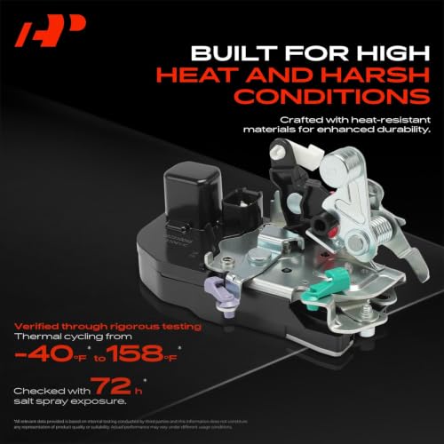 Image of A-Premium Front Right Passenger Side Door Lock Actuator | Compatible with Chrysler PT Cruiser 2001