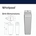 Whirlpool WHES30E 30,000 Grain Softener | Salt & Water Saving Technology | NSF Certified | Automatic Whole House Soft Water Regeneration, 0.75 inches, Off-White