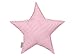 Forza Kids Decorazione Stella Cuscino strisce rosa