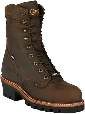 Chippewa Men's Men'S Super Logger 9 Waterproof Work Boot Steel Toe - SL5407 10 EEE US