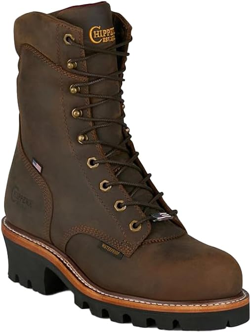 Chippewa Men's Men'S Super Logger 9 Waterproof Work Boot Steel Toe - SL5407 10 EEE US