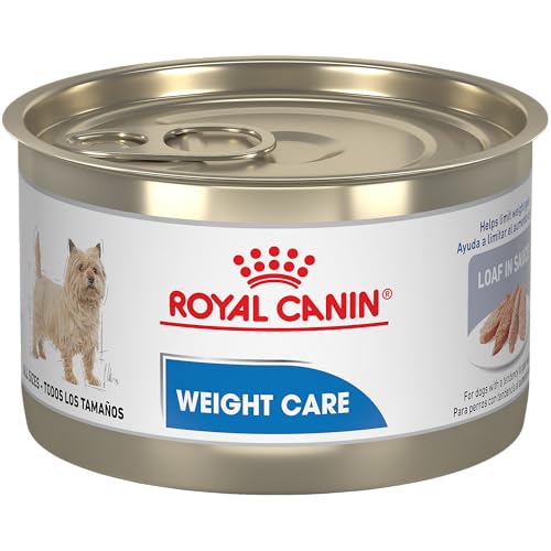 Royal Canin Weight Care Loaf in Sauce Wet Dog Food, 5.2 oz can (24-count)