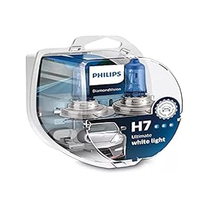 Philips Diamond Vision 5000K H7 autokoplamp-lampen (Twin Pack) 12972DVS2