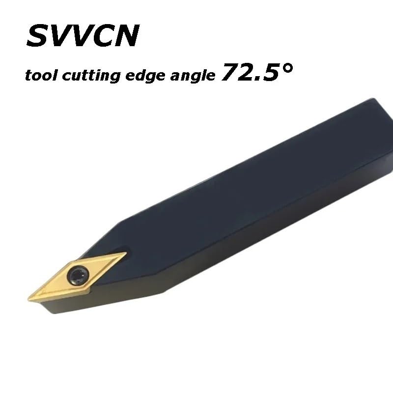 Portaherramientas de torneado SVVCN2525 para insertos VCMT miniatura 2