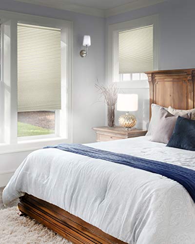 Chicology Custom Cordless Cellular Shades, Premium & Blackout Window Treatments For All Rooms/Bedroom/Nursery/Office: 54W X 72H, Misty Gray #TOP4