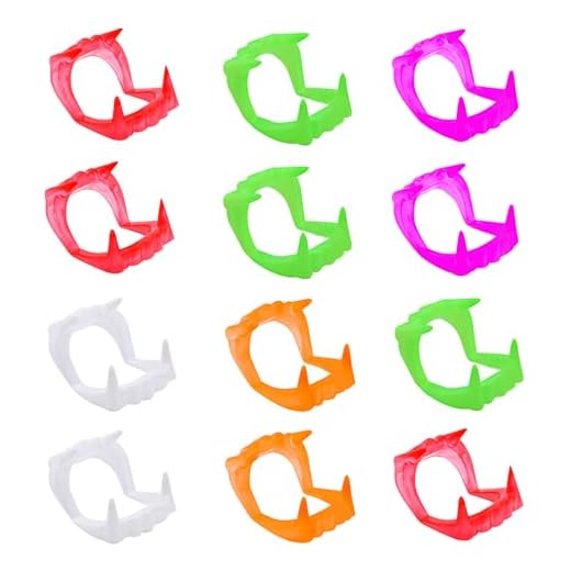 12 Stück Vampir Zähne, Vampirzähne Kinder, Vampirzähne Erwachsene, Halloween Zähne Kinder, Vampir Gebiss Für Kinder, Für Halloween Party Masquerade Parteien Dracula Kostüm Accessoire