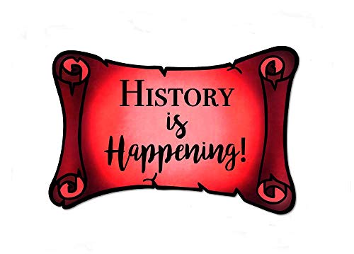 Coloring Broadway - Hamilton Inspired Broadway Theater Stickers (Set of 8), History is Happening Hamilton Musical Merchandise, Die-Cut & Bubble Free Vinyl Stickers, Ideal Gift for Theater Lovers… by Coloring Broadway - Image 3