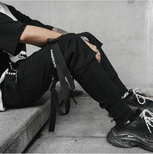 XYXIONGMAO Men’s Jogger Pants Techwear Hip Hop Harem Pants Streetwear Tactical Track Pants