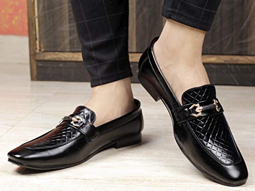 Image of YUVRATO BAXI Men's Synthetic Material Stylish Casual Loafer and Mocassin, Slip-On Shoes