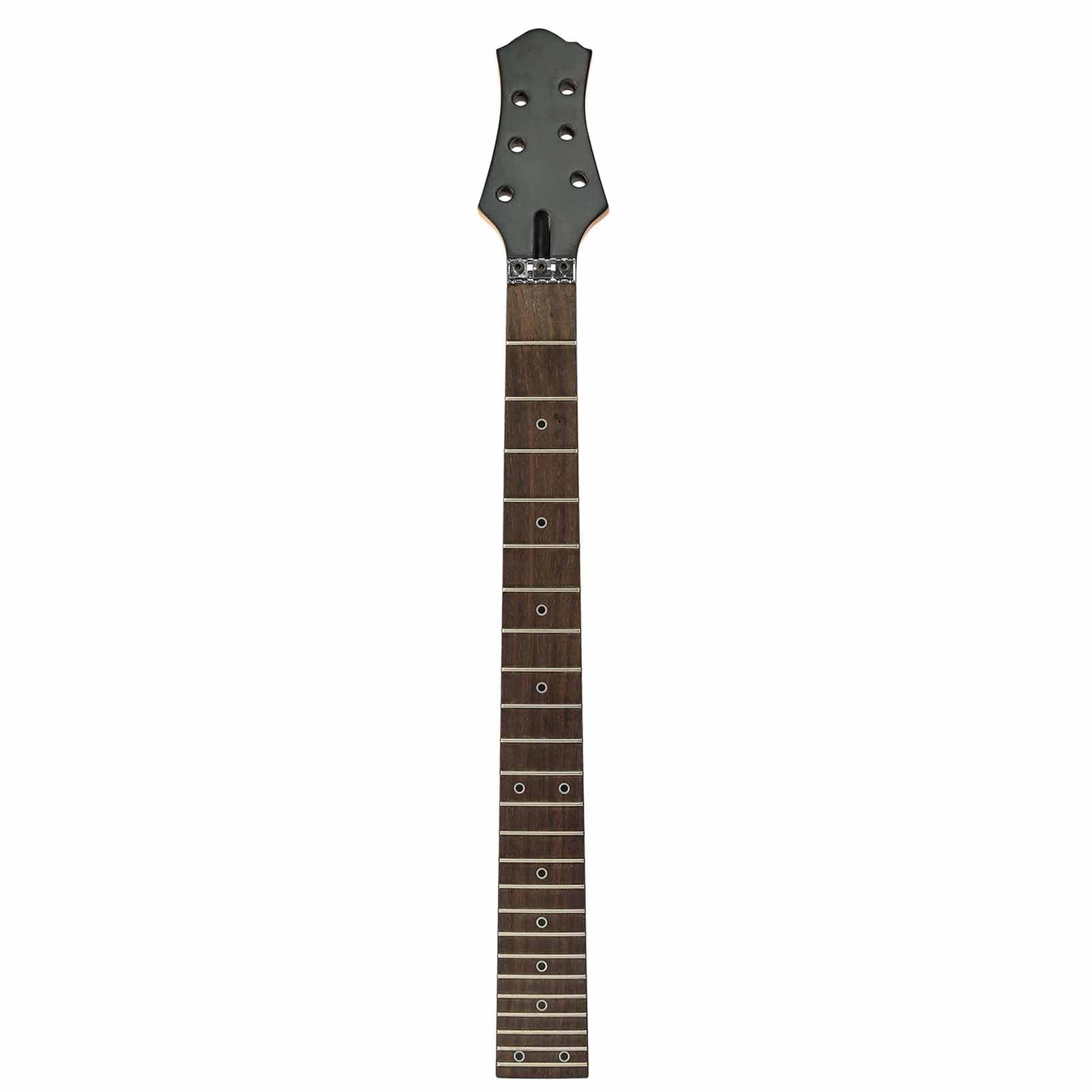 Generic 24-progowy, Matowy Klonowy Gryf Gitarowy do Płyt LP z podstrunnicą z palisandru. Łatwa Instalacja dla Projektu DIY (A)