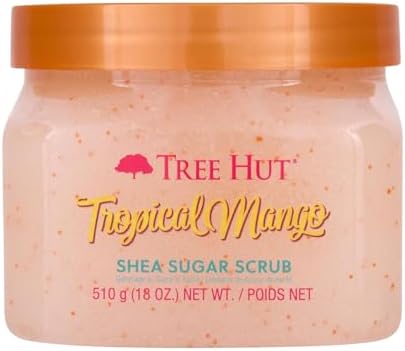Tree Hut Body Scrub, Tropical Mango, 18 Oz