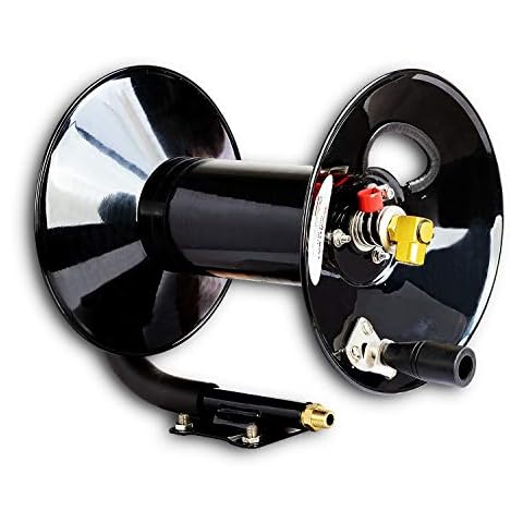 ReelWorks Air Hose Reel Tool Retractable Hand Crank 3/8" x 100' 300 PSI Cover