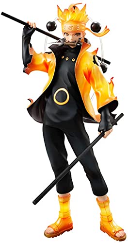 LIGUOZHONG Naruto Figure Uzumaki Naruto Shippūden Action Figure Anime Marionnette Personnage Jouet Personnage Modèle Décoration Poupée Cadeau Table Bureau Décoration Accessoires Cover