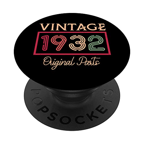 90 cumpleaños 1932 90 años 90 años 90 cumpleaños PopSockets PopGrip Intercambiable