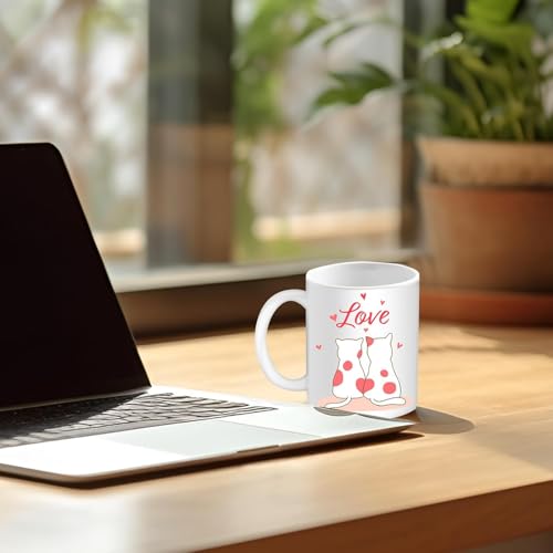 Pack de 12 tazas sublimación 11 oz blancas con asas redondas miniatura 5
