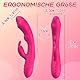 Rabbit Vibratoren für Sie Klitoris und G-punkt Sex Spielzeug für Paare mit 10 Vibrationsmodi&5 Pulsationsmodi Erotik Sex Spielzeug für die Frau, Vibration für Frauen Sexspielzeuge für Paare Sex Dildo