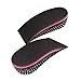 SUPVOX 1 Paire Talonnettes Demi Semelles Hauteur Augmentation Invisible Ajouter 5cm Absorption Antidérapante Amortissante Respirante Confortable Noir