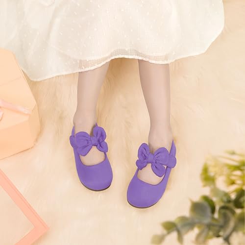 Image of PANDANINJIA Toddler Dress Shoes Flower Girls Ballet Flats