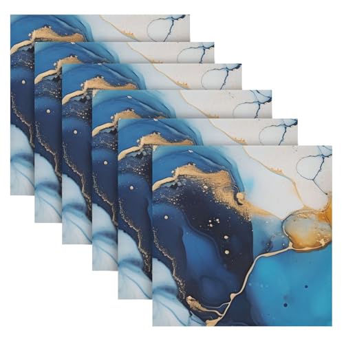 Servilletas de Tela Multicolor 20x20 pulgadas Pack x6 miniatura 2