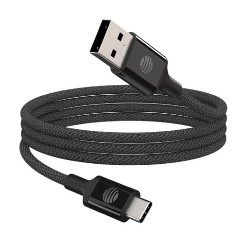 6ft Braided USB-A to USB-C Cable