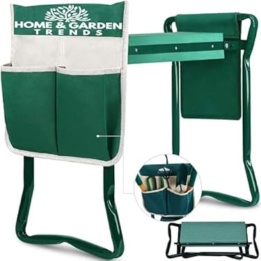 AMAZON - H&GT Garden Kneeler and Seat, Foldable Garden Stool Heavy Duty Gardening Bench for Kneeling and Sitting to Prevent Knee & Back Pain, Great Gardening Gifts for Women, Grandparents, Seniors, Mom & Dad