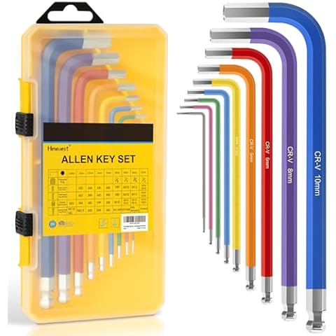 9 Pcs Hmeuest Metric Allen Key Set Cover