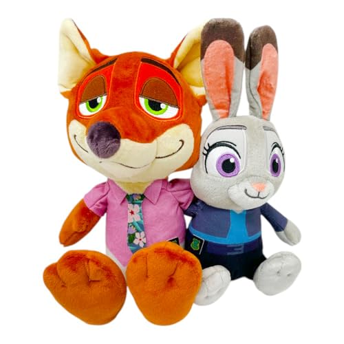 ズート,ピア2 ペアぬいぐるみ ニック&ジュディ 約24cm おもちゃのダイヤモンド付き インテリア