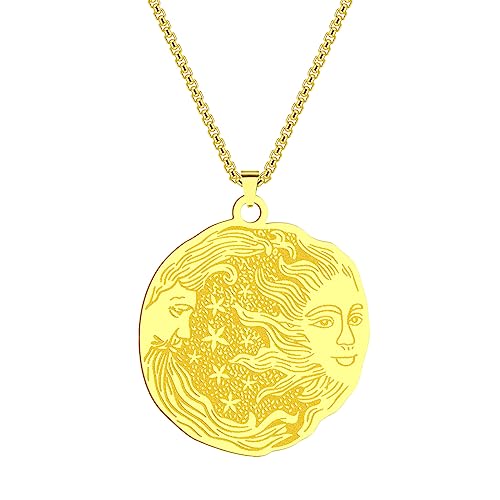 Collier Homme Lune Soleil, le bijou totem pour votre style