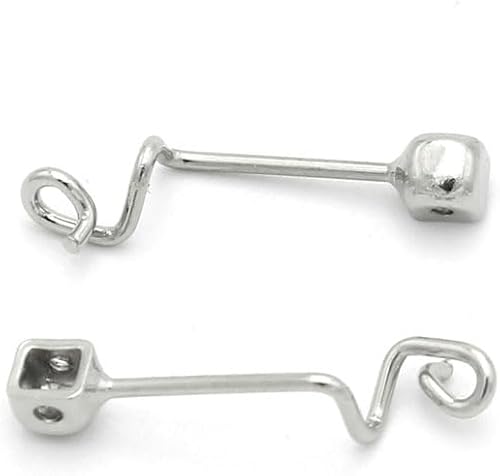 Miniatura 2 de 1 par de lentes de puente de nariz, lentes de repuesto de metal, piezas de repuesto, almohadillas de nariz, kits de reparación y destornillador