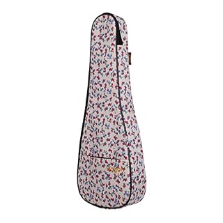 WAGON CASE Housse pour Ukulélé Etanche Motifs Fleurs Etui Souple Résistant 0.5 mm Rembourrage avec Sangle Ajustable et… - Les Beatles, Paul McCartney, John Lennon, RIngo Starr, George Harrison WAGON CASE Housse pour Ukulélé Etanche Motifs Fleurs Etui Souple Résistant 0.5 mm Rembourrage avec Sangle Ajustable et… – Image 3