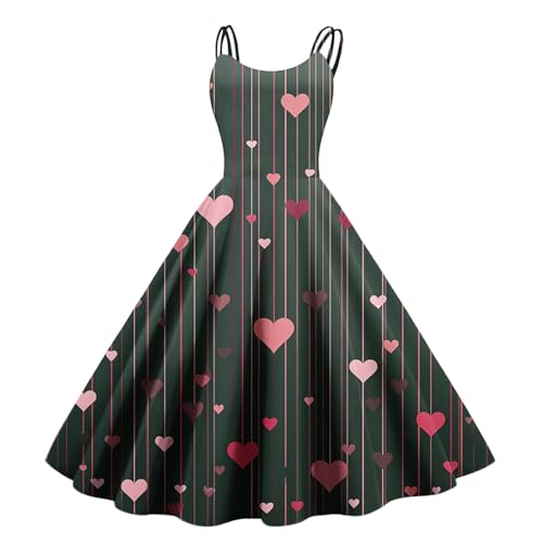 Revive la magia de los años 50 con este vestido de corazones