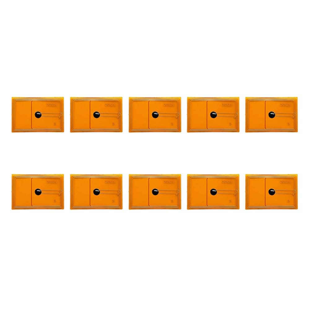 Aundhegrtt As Shown Mini Rfid Stickers Tag 10Pcs Nfc Anti-Metal 13.56Mhz Mhz Nfc Tag Micro Ntag213 Chip Iso-14443A Fpc Electronic Tag
