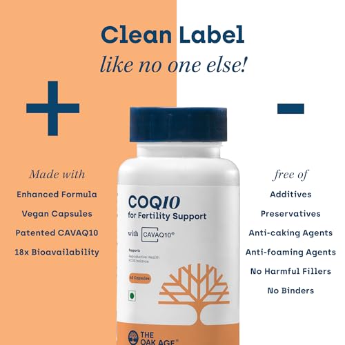 Image of Premium CoQ10 Supplement for Fertility Support- 18x Better Absorption - Supports Egg Quality, Sperm Health & Mitochondrial Function - 60 Capsules