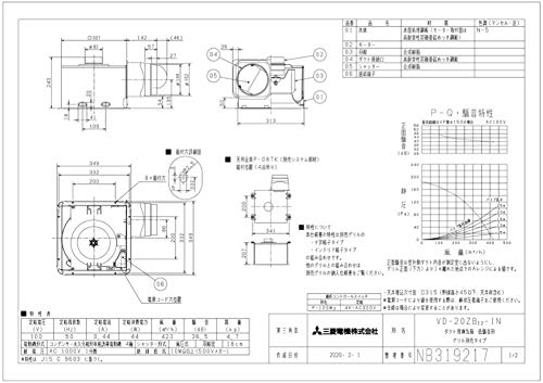 Amazon | 三菱電機（MITSUBISHI)ダクト用換気扇VD-20ZB12-IN | 換気扇