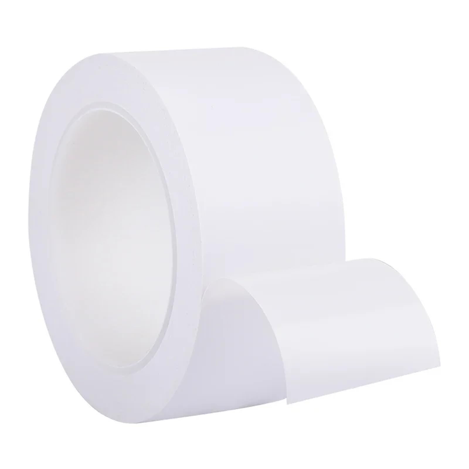 Nastro segnaletico multicolore per pavimenti, per barriere di pericolo, PVC, larghezza 20-60 mm, confezione da 2 (bianco, 40 mm), soluzione di sicurezza durevole e visibile
