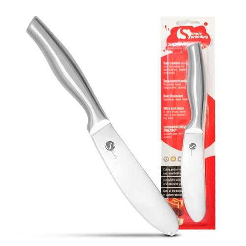 Sandwich Spreader Knife Set for Versatile Spreading and Cutting Crinkle Cutter