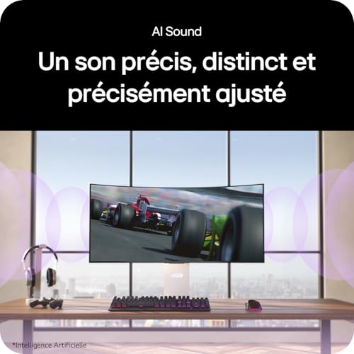 LG Ultragear™ 34GX90SA-W Ecran PC Gaming 34" - Dalle OLED résolution QHD (3440 x 1440), 0,03ms 240Hz, DisplayHDR™400 True Black, DCI-P3 98.5% (CIE1976), FreeSync Premium, G-Sync Compatible