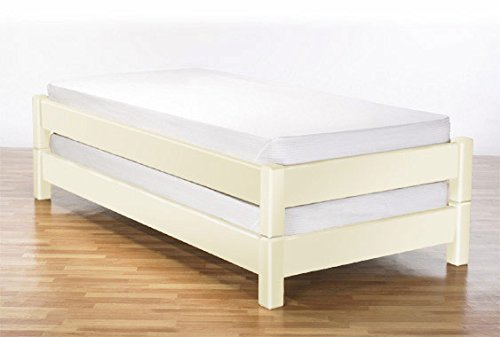 Single 3Ft Taurus Stacker Bed. One Bed That Becomes Two In Seconds (Beeswax)