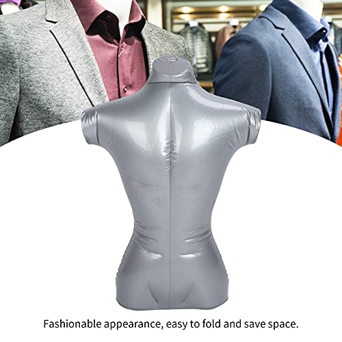 Male Inflatable Mannequins Props Men Upper Body Clothing Model Rack Display Rack Clothing Display Rack - Thumbnail 2