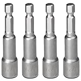 Professional Magnetic Nut Setter Bit Set 1/4