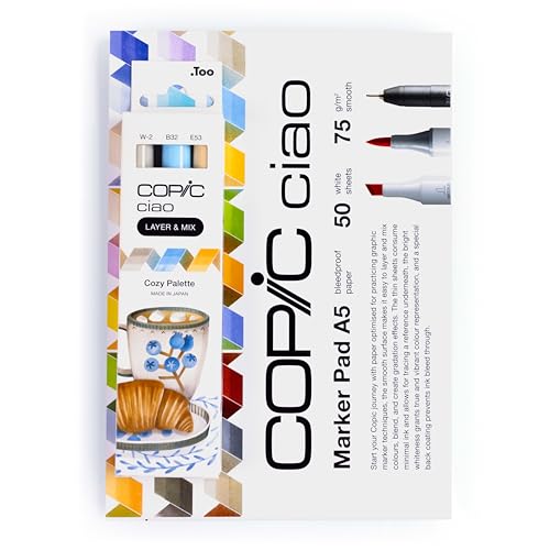 COPIC Ciao Layer & Mix Cozy Starter Set, Marker Set including 3 Colours - Image 2