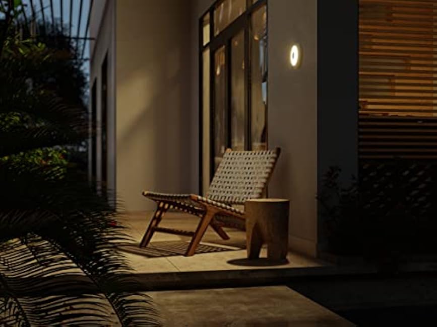 Good Earth Lighting LED Indoor/Outdoor Rechargeable Bluetooth Speaker Light - White, IP65, 4000K, 150 Lumens, Light Timer, USB Charging Cord Included, 30,000 Hour Rated Lamp Life