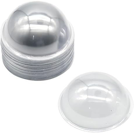 9cm Plastic Shaker Domes: Perfect for Crafts and Card Making