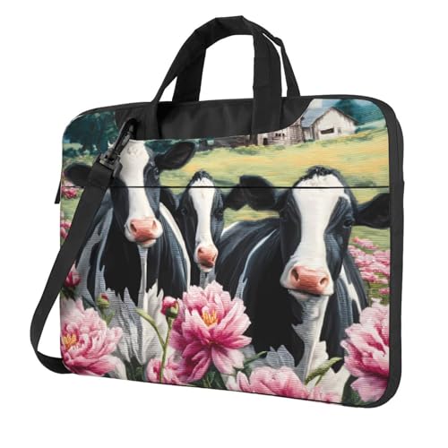 Bolso para portátil floral impermeable 15.6 pulgadas miniatura 1