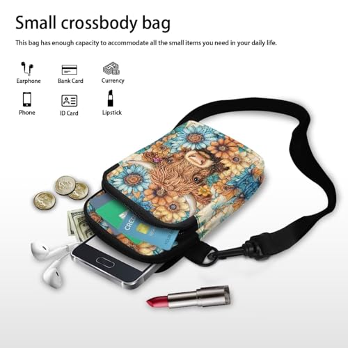 Image of Xpyiqun Small Crossbody Bag Women Phone Purses Sling Shoulder Handbag Cross Body Pouch Wallet Bags