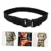 ARTSEWPLY Outdoor Training Heavy Duty Belt with Snap Strap Secure Fastener for Duty and Utility Use Adjustable Webbing Strap for Men for Camping and Training